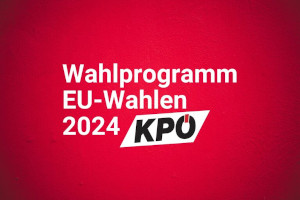 Wahlprogramm KPÖ EU-Wahlen