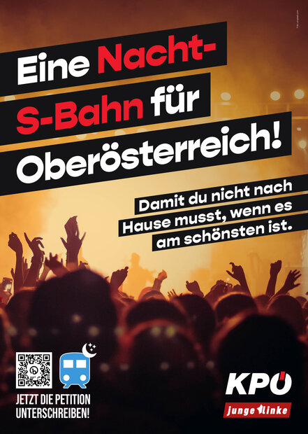 Poster 1 Eine Nacht-S-Bahn für Oberösterreich 