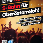 Poster 1 Eine Nacht-S-Bahn für Oberösterreich 