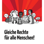 Plakat Gleiche Rechte für alle Menschen!