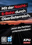 Poster 2 Eine Nacht-S-Bahn für Oberösterreich 